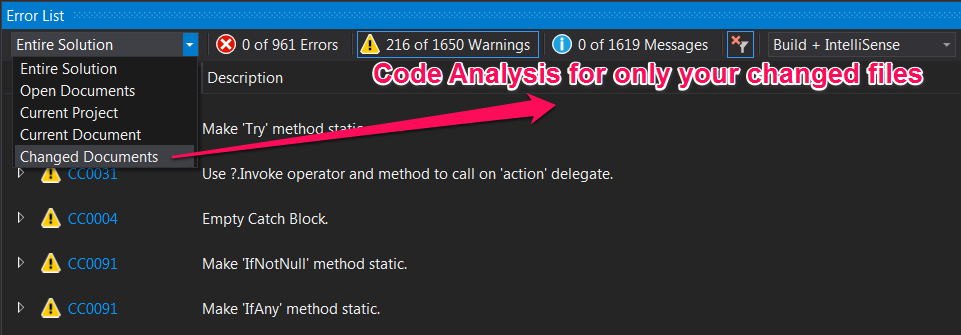 Code Analysis Improvements in Visual Studio 2015 Update 1 – samirbehara