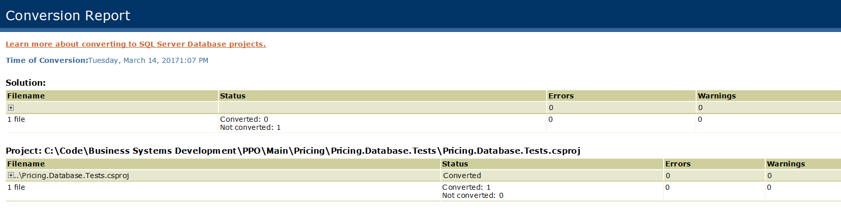 Fixing Build Errors with Database Unit Test Projects in Visual Studio ...