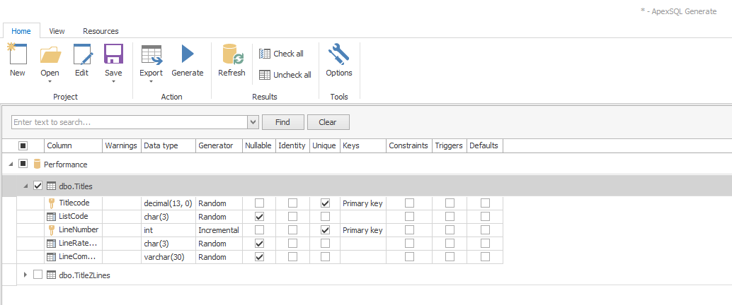 Generate millions of rows of test data for SQL Performance Analysis ...